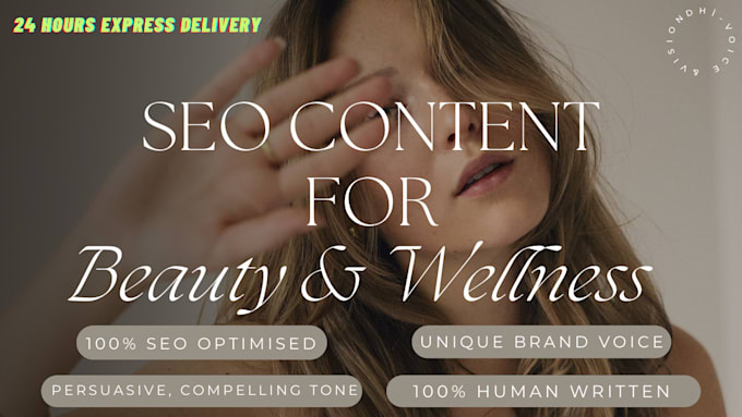 Gig Preview - Write SEO content for beauty blogs fashion blogs and wellness articles