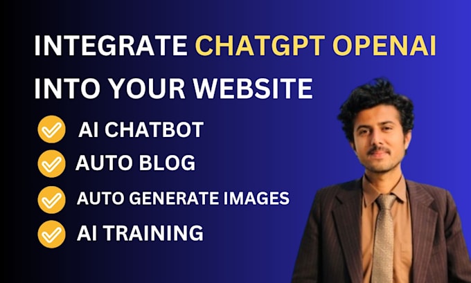 Gig Preview - Integrate chatgpt openai api in wordpress website for automation