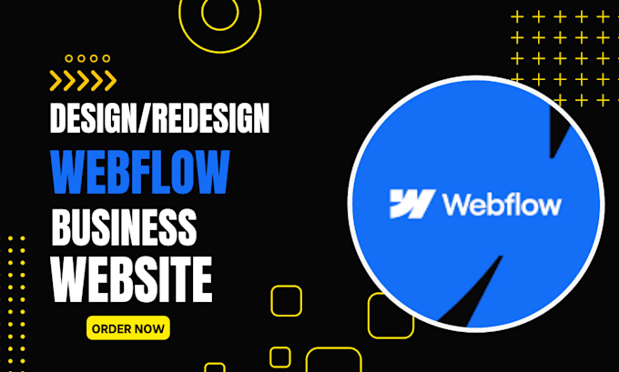 Gig Preview - Webflow website design and redesign webflow website, webflow business website