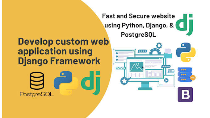 Gig Preview - Develop a custom django website for you