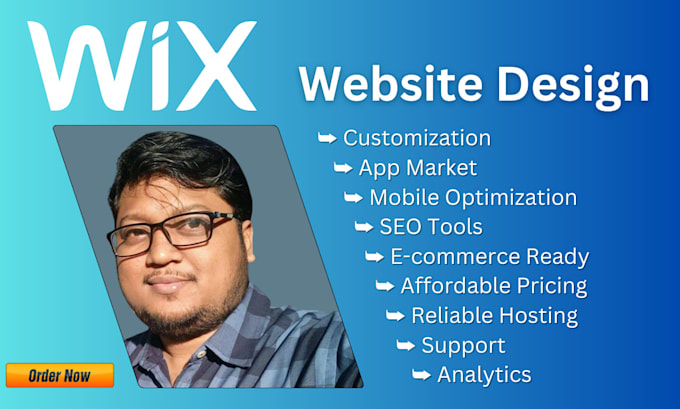 Gig Preview - Redesign your website using wix