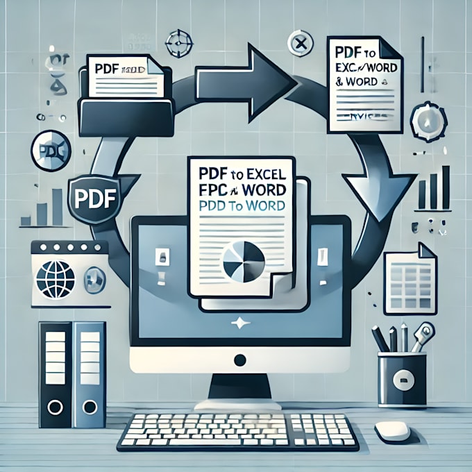 Gig Preview - Pdf to excel conversion and ocr scanning service