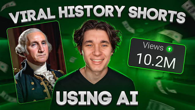 Gig Preview - Create epic ai history shorts for your youtube channel