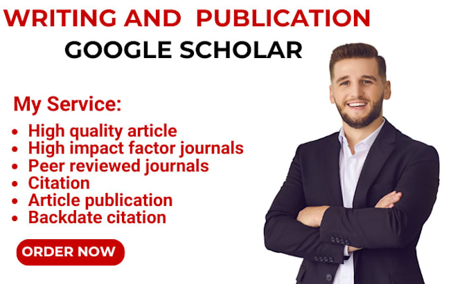 Gig Preview - Write and publish your article in google scholar peer reviewed journals