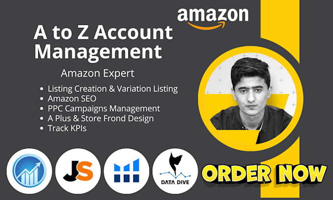 Gig Preview - Do amazon fba brand account management, amazon account manager and PPC expert