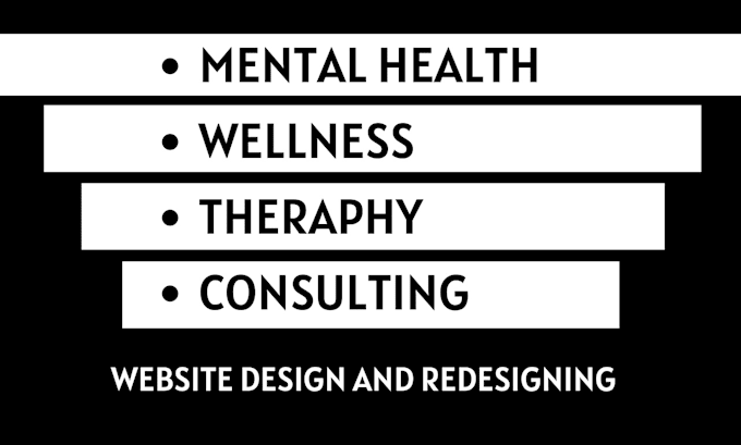 Gig Preview - Design responsive mental health website wellness website therapy website