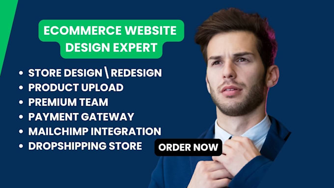 Gig Preview - Build an ecommerce website online shop or webshop with wordpress woocommerce