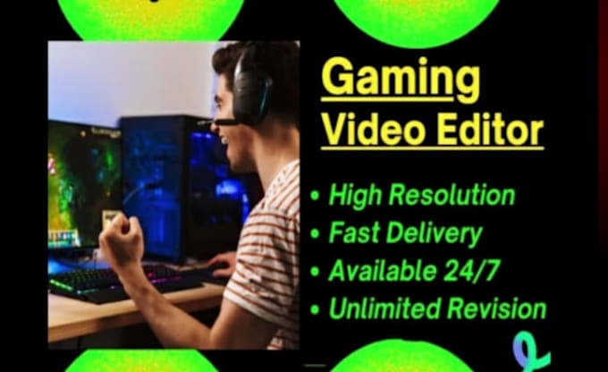 Gig Preview - Professionally edit your gaming video for youtube and twitch