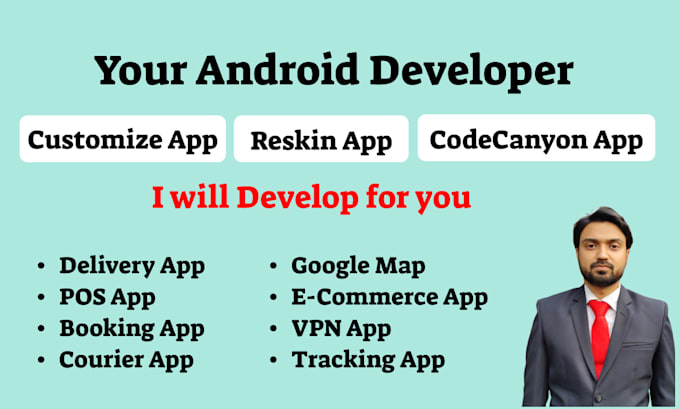 Gig Preview - Develop, customize and reskin  android app