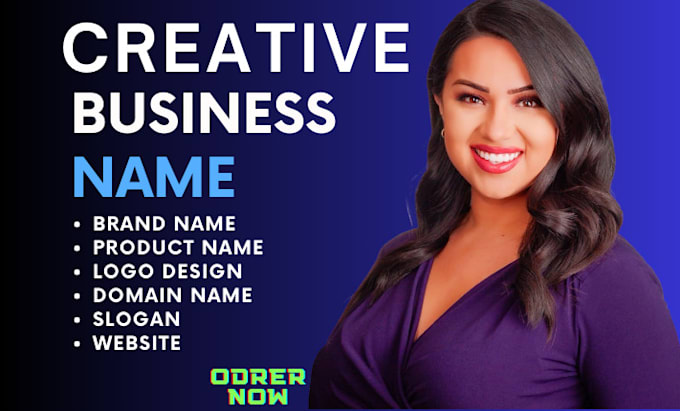 Gig Preview - Create catchy business name, brand name, , tagline and logo