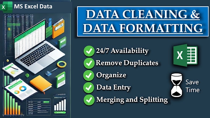 Gig Preview - Do data formatting, data cleaning and data entry