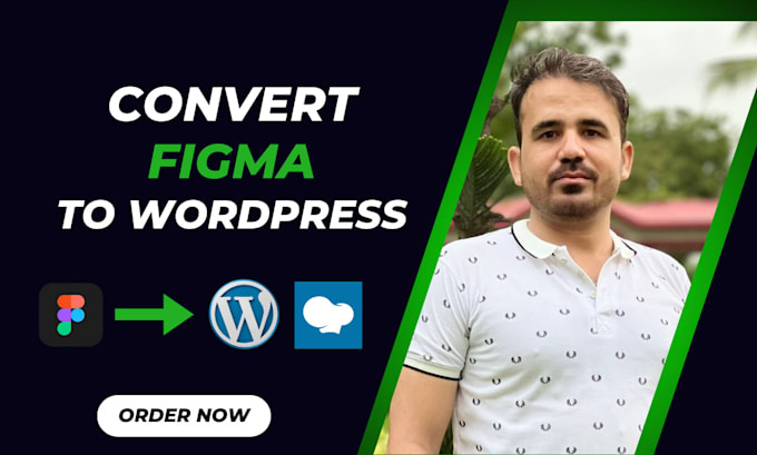 Gig Preview - Convert figma to wordpress using wpbakery