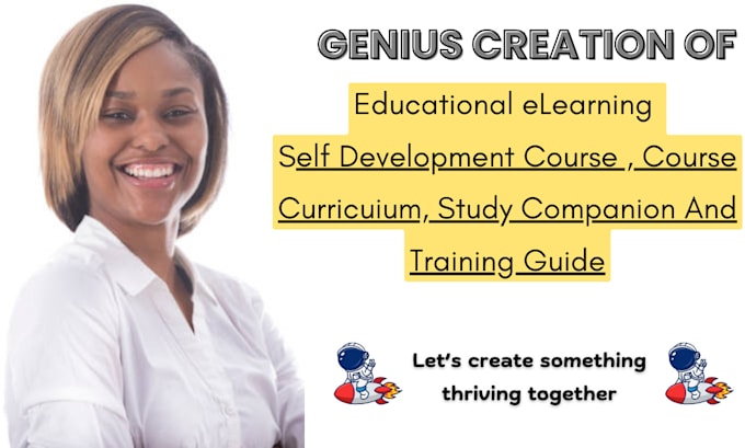 Gig Preview - Create self development course,course curriculum, study companion,training guide