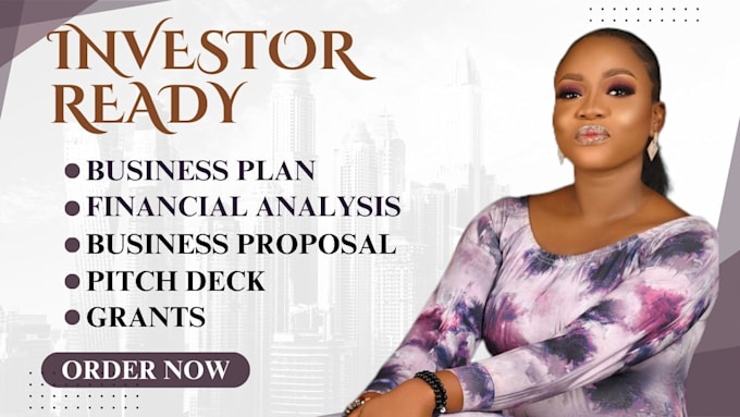 Gig Preview - Develop an investor ready business plan for startups, nonprofit, sba and