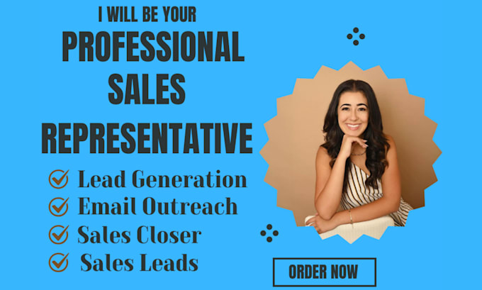 Gig Preview - Be your high converting sales closer, sales representative, b2c b2b sales closer