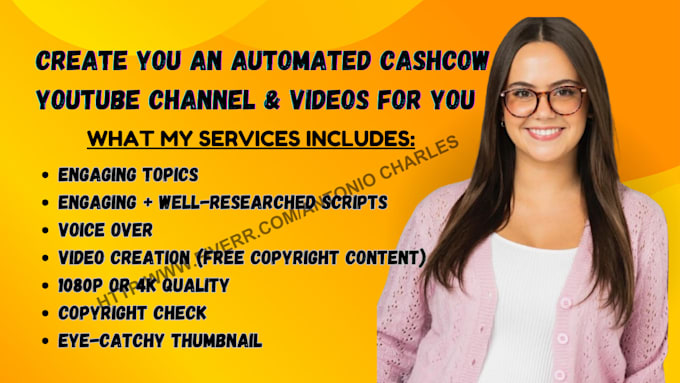 Gig Preview - Setup youtube automation channel business and create cash cow videos for you