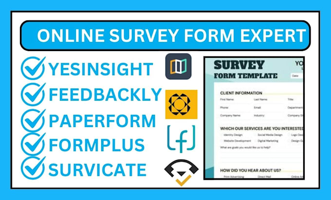 Gig Preview - Create yesinsights feedbackly formplus surveysparrow paperform opinion stage