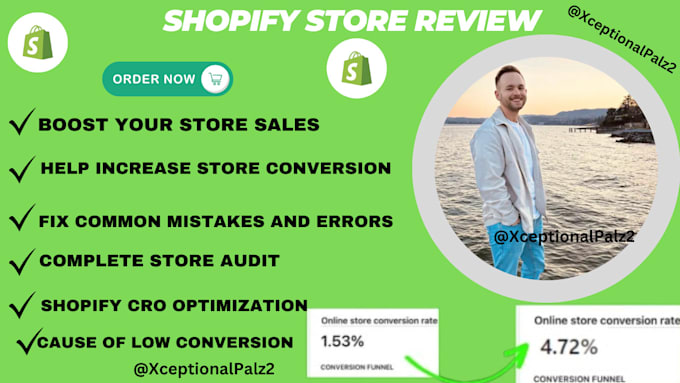 Gig Preview - Review and audit your shopify store to increase conversion