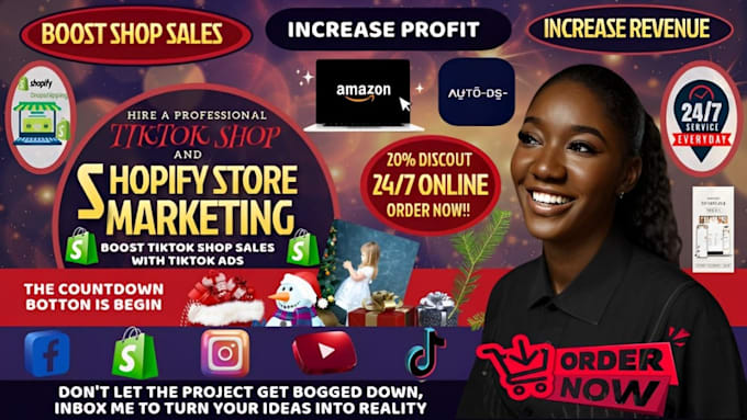 Gig Preview - Setup tiktok shop, tiktok dropshipping shopify marketing ads boost shopify sales