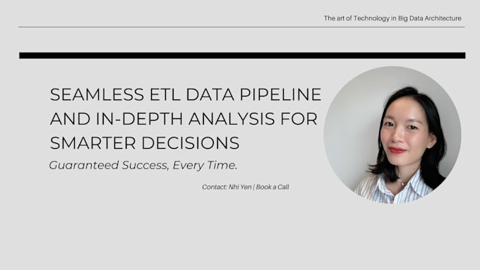 Gig Preview - Manage your etl data pipeline project to 100 success