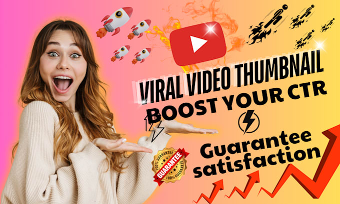 Gig Preview - Make a youtube thumbnail design that thrive highest CTR