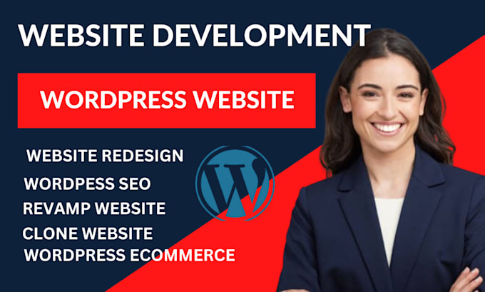 Gig Preview - Create wordpress website design and development, redesign wordpress, hostinger