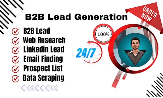 Gig Preview - Generate b2b lead generation and GEO targeted linkedin leads