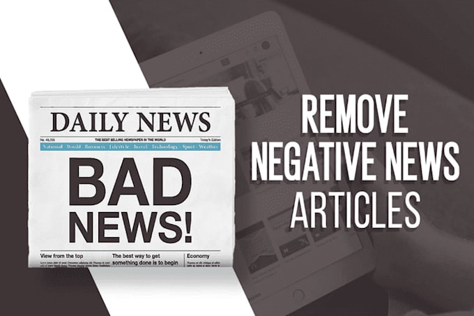 Gig Preview - Remove bad article, take down harassment, orm, bad links from google permanently