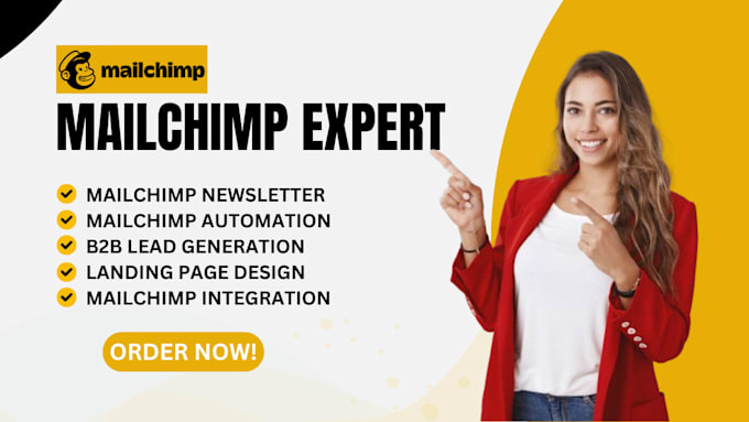 Gig Preview - Design mailchimp newsletter mailchimp automation canva beehiiv klaviyo mailchimp