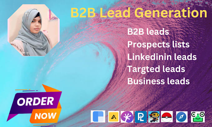 Gig Preview - Be your b2b lead generation