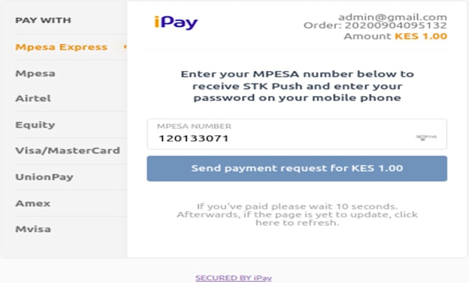 Bestseller - integrate ipay, mpesa,paypal and other gateways to website