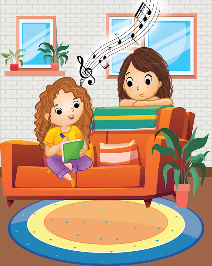 Bestseller - draw vector art ,children book illustration, children book illustration