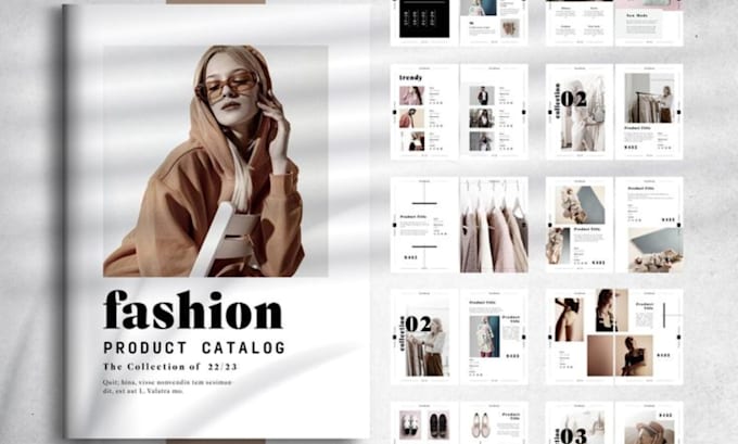 Gig Preview - Design digital sell sheet product catalogue line sheet fashion lookbook flipbook