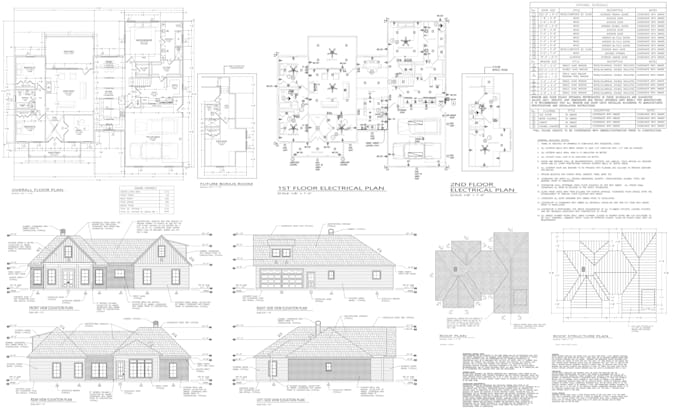 Gig Preview - Be architect draftsman of floor plans, house permit drawings, blueprints autocad