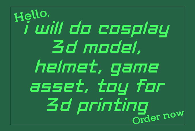 Bestseller - do cosplay 3d model, helmet, game asset, toy for 3d printing