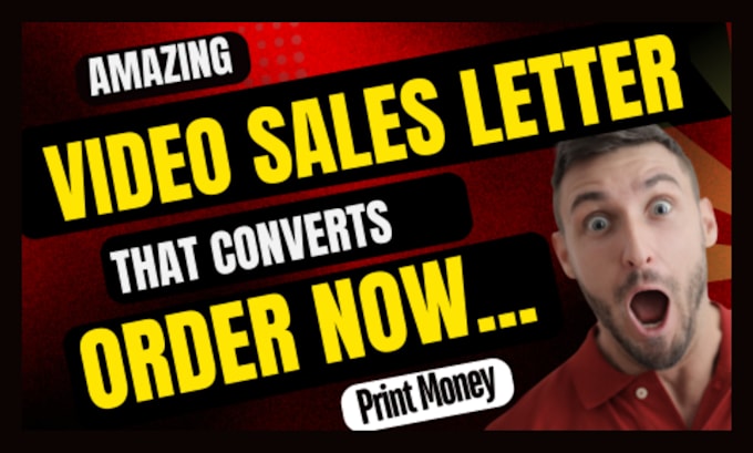 Gig Preview - Create vsl video sales letter or sales video that converts