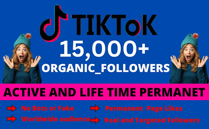 Gig Preview - Get fast 2000 real tiktok followers guarantee