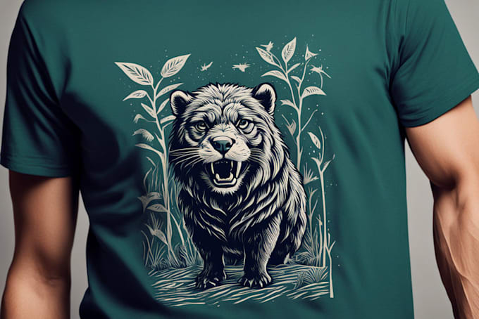 Bestseller - create linocut t shirt design for brands