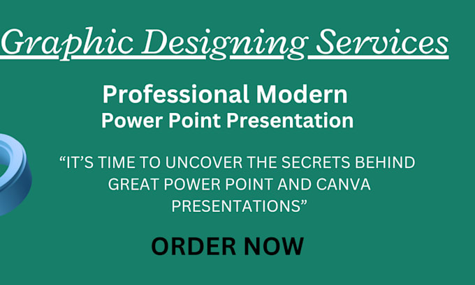 Gig Preview - Design outstanding power point and canva  presentation