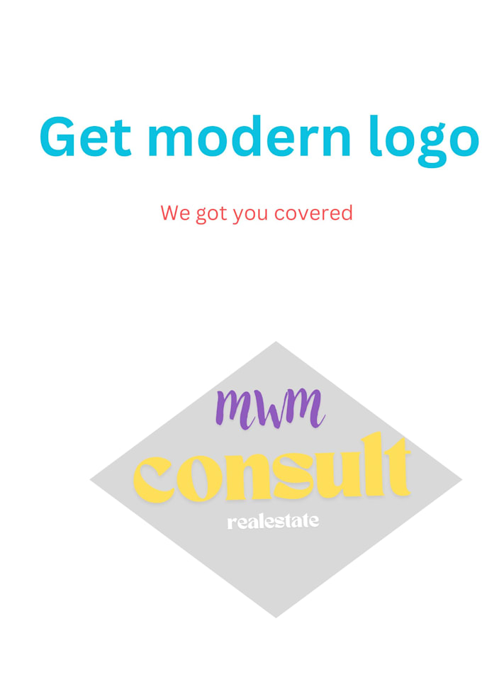 Gig Preview - Create a modern logo for your brand