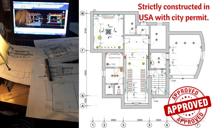 Gig Preview - Design seal sign stamp architectural and engineering drawing for a city permit