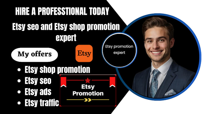 Gig Preview - Do etsy SEO for etsy digital product, etsy ads, traffic and etsy shop promotion