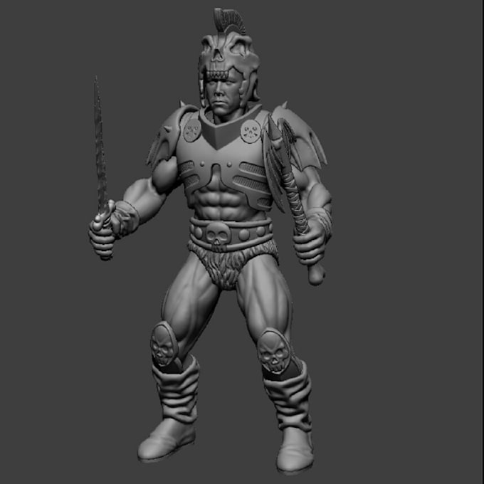 Gig Preview - Sculpt 3d action figure custom dnd minis funko pop styles zbrush for 3d printing