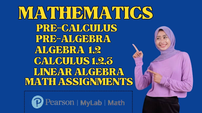 Gig Preview - Tutor precalculus prealgebra calculus 1,2,3 linear algebra 1,2 and trigonometry