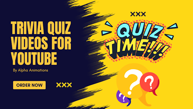 Gig Preview - Create trivia quiz videos for youtube, facebook, and tiktok