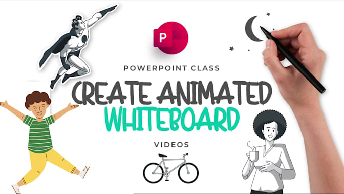 Bestseller - create whiteboard animation explainer video canva PPT, 2d animation doodle video