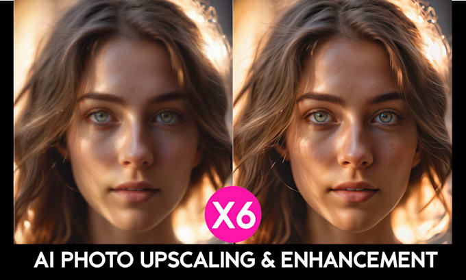 Gig Preview - Professional ai photo upscaling and 6x enhancement