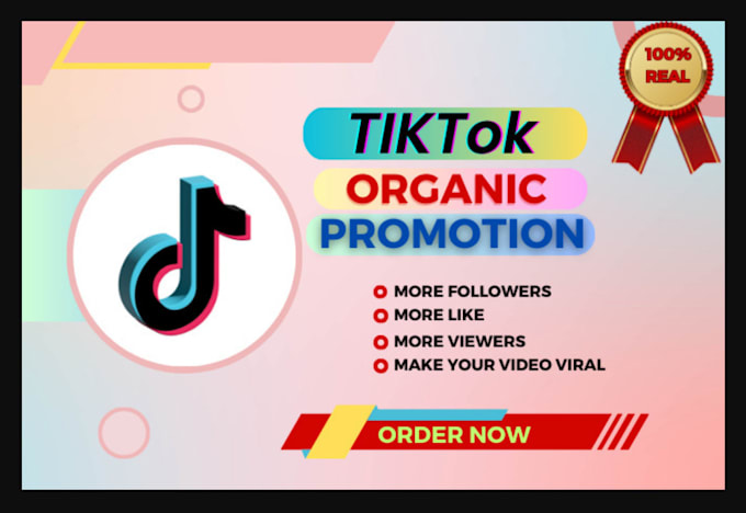 Gig Preview - Do organic growth for your tiktok account to gain more organic tiktok user