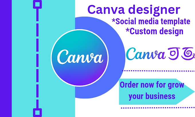 Gig Preview - Create any design using canva