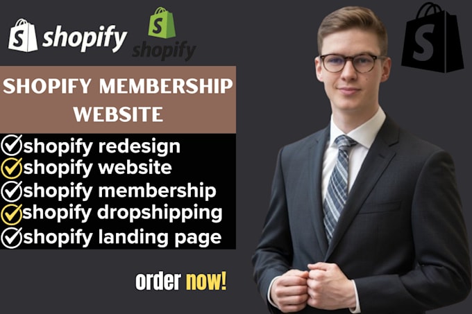 Gig Preview - Shopify website shopify redesign shopify dropshipping shopify landing page store